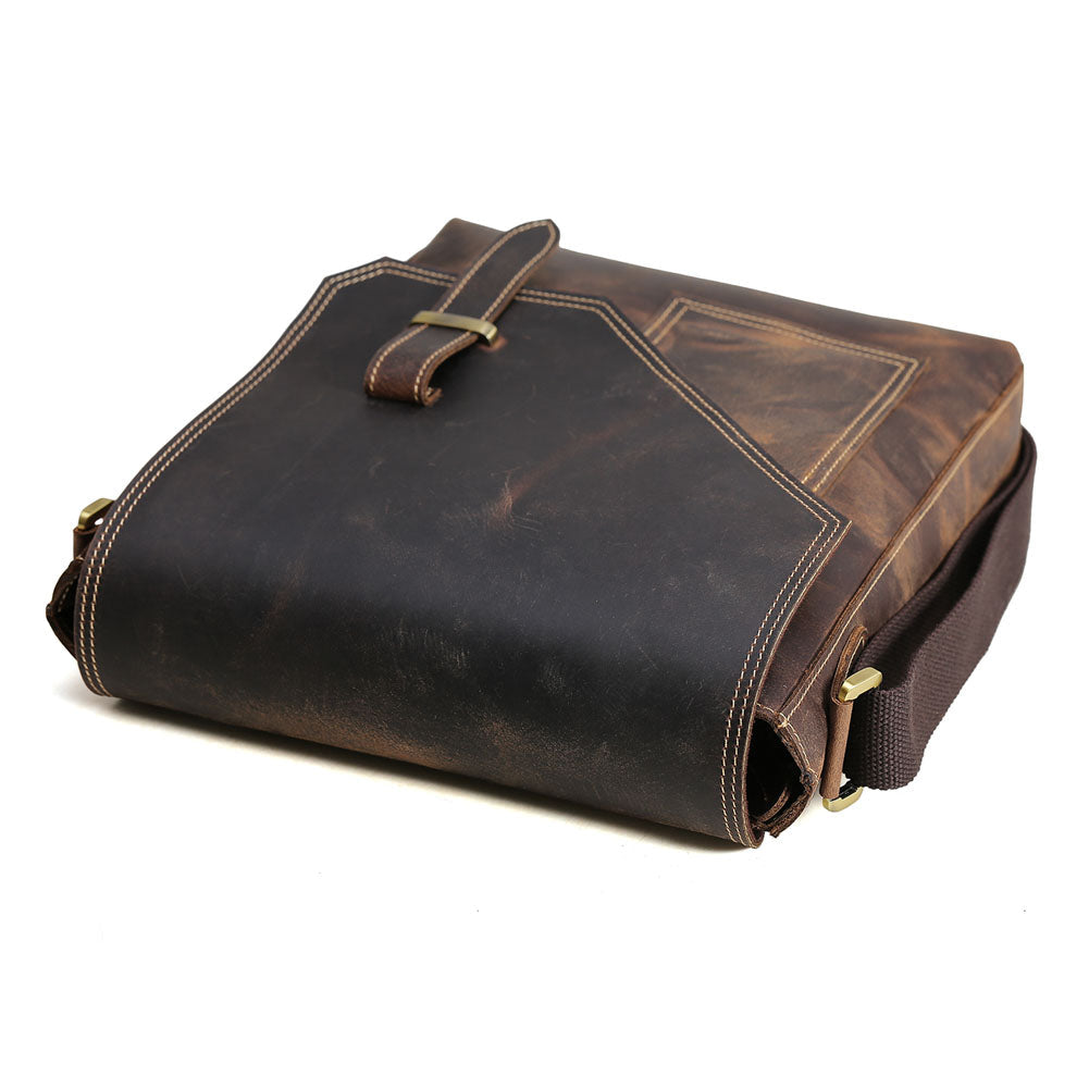 Brown Small Leather Satchel