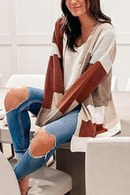 Load image into Gallery viewer, Geometry Color Block Cardigan
