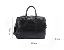 Load image into Gallery viewer, Handmade Leather Business Laptop Bag Briefcase
