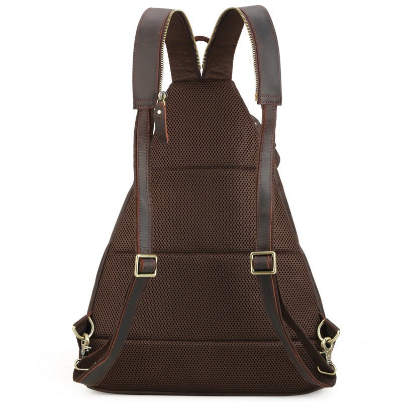 Casual Outdoor Sling Bag Backpack with USB Charging Port