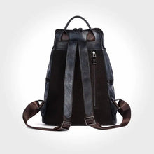 Load image into Gallery viewer, Seawave Embossed Leather Women School Backpack
