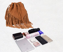 Load image into Gallery viewer, Vintage Pu Leather Boho Crossbody Fringe Purse Shoulder Bag for Women

