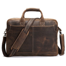 Load image into Gallery viewer, Classic Leather Briefcase Leather Laptop Bag
