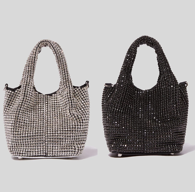 Small Rhinestone Crystal Clutch