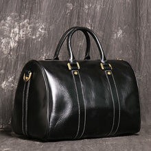 Load image into Gallery viewer, Handmade Natural Crazy Horse Leather Small Men&#39;s Travel Bags
