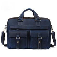 Load image into Gallery viewer, Classic Men Vintage Leather Business Briefcase
