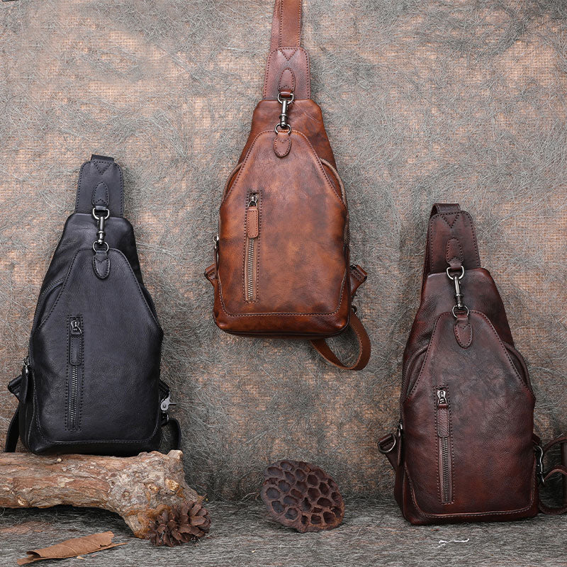 Sling Crossbody Shoulder Bag Womens Leather Bag