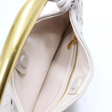 Load image into Gallery viewer, Women Genuine Leather Handbag Fashion Designer Luxury Handle Metal Handbag Soft Leather Evening Woven Bag Clutch Purse
