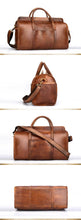 Load image into Gallery viewer, Leather Duffel Bag Christmas Gift
