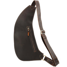 Load image into Gallery viewer, Brown Leather Crossbody Sling Bag for Mens
