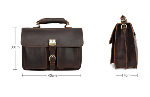 Vintage Leather Protable Briefcase