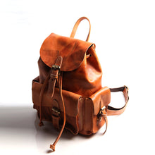 Load image into Gallery viewer, Womens leather backpack Leather Bag Woman Gift for her
