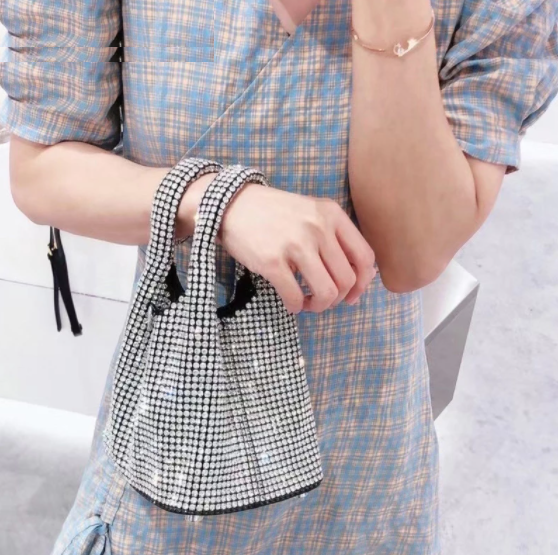 Small Rhinestone Crystal Clutch