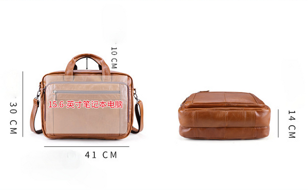 Men's Vintage Leather Briefcase laptop