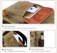 Load image into Gallery viewer, Photography SLR Camera Backpack Canvas Waterproof Bag
