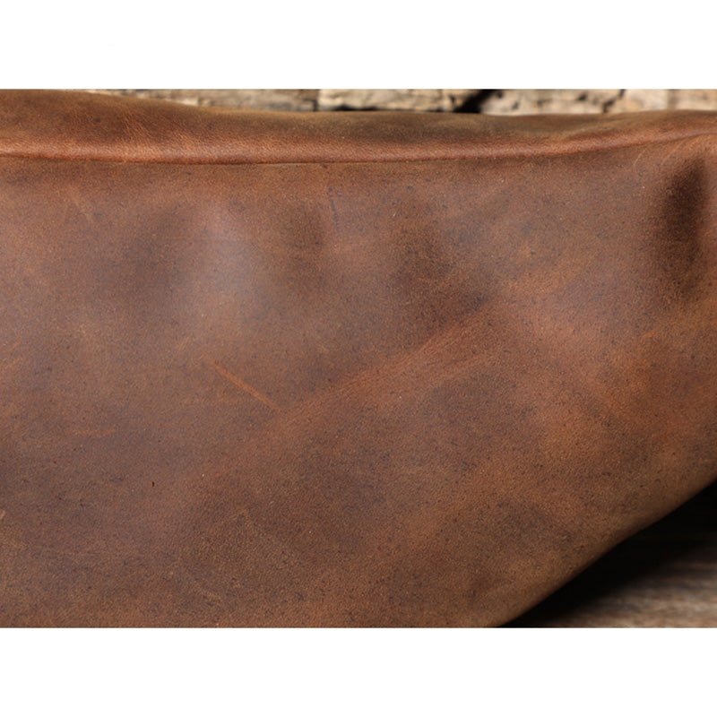 Men's Leather Simple Sling Bag