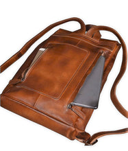 Load image into Gallery viewer, Brown Leather Backpack for Women
