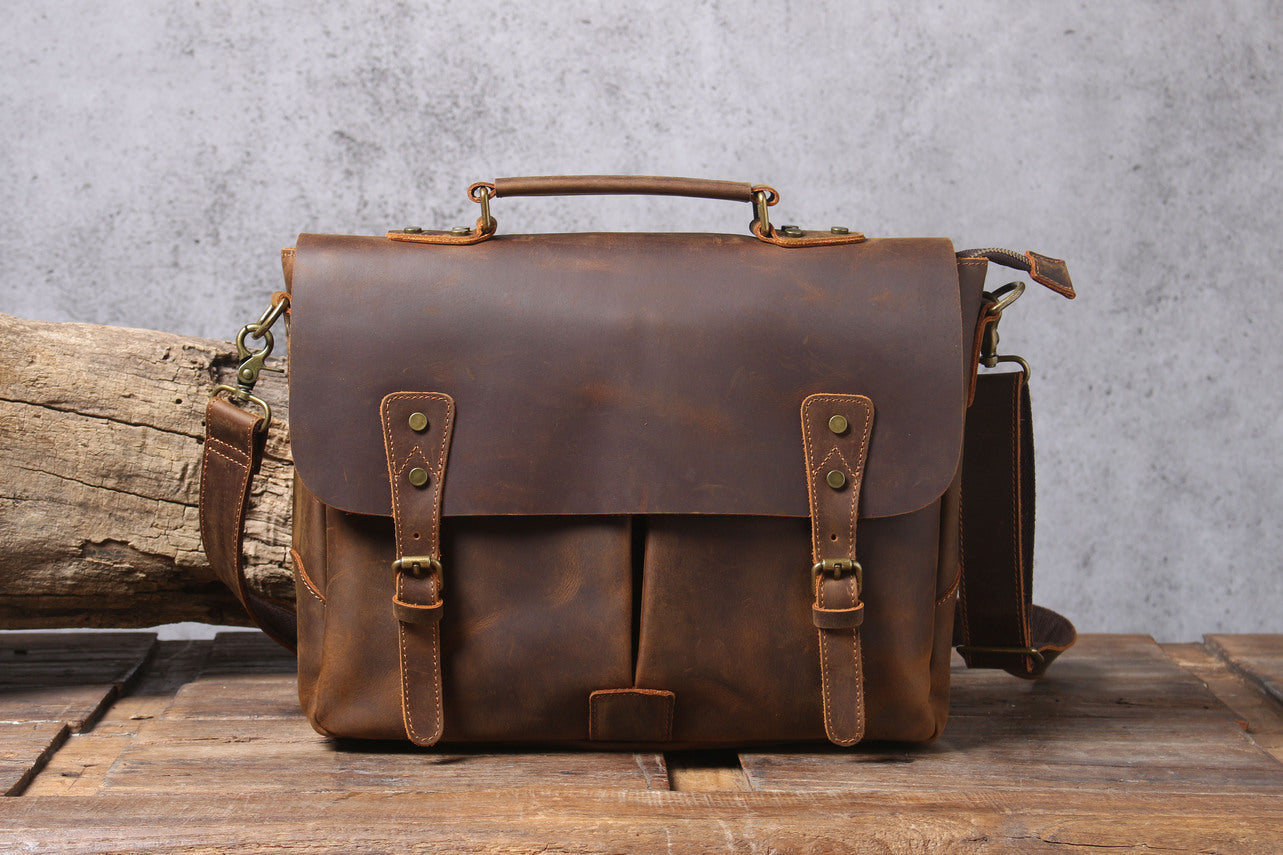 Brown Vinatge Shoulder Bag