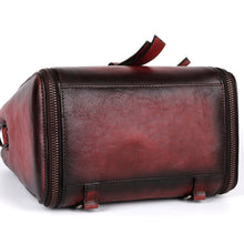 Load image into Gallery viewer, Retro Design Female High Quality Leather Rucksack Backpack
