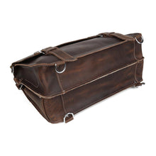 Load image into Gallery viewer, Coffee Leather Shoulder Messenger Bag
