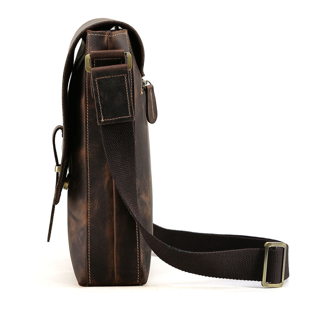 Brown Small Leather Satchel