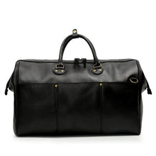 Load image into Gallery viewer, Vintage Full Grain Leather Duffel Weekender Travel Bag
