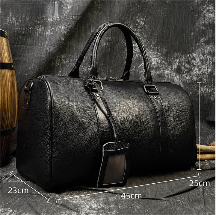 Weekend Travle Leather Bag Large Stroage for Men