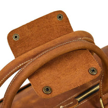 Load image into Gallery viewer, Travel Weekender Leather Duffel Bag With Shoe Pocket
