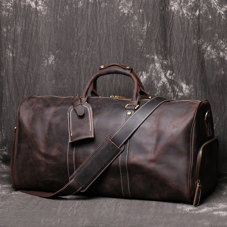 Large Leather Duffel bag
