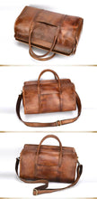 Load image into Gallery viewer, Leather Duffel Bag Christmas Gift
