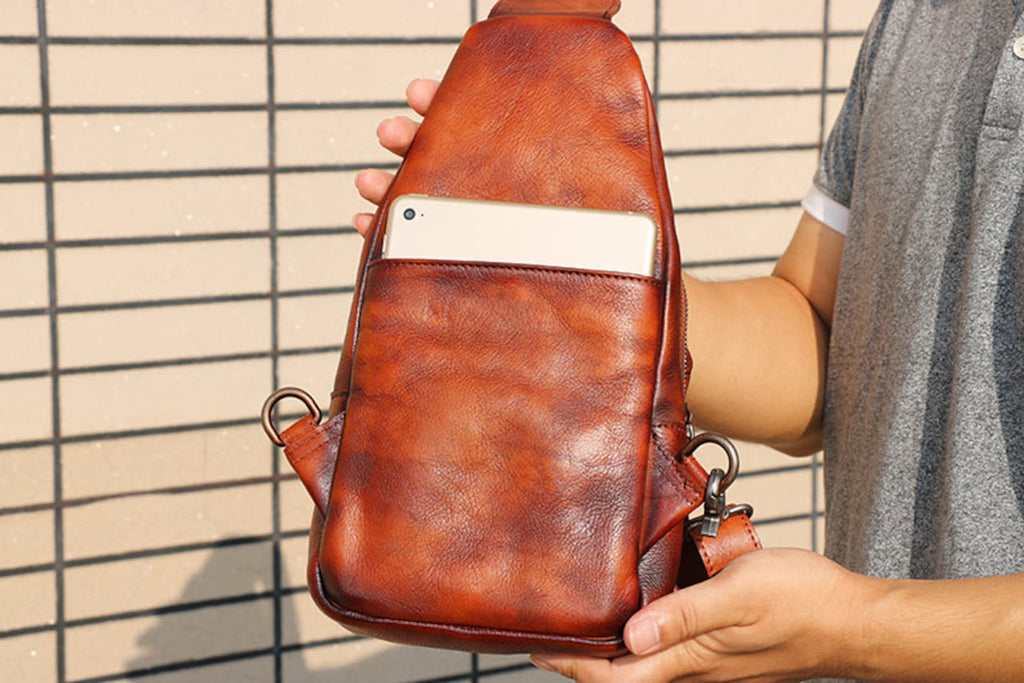 Sling Crossbody Shoulder Bag Womens Leather Bag