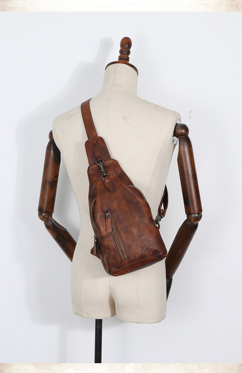 Sling Crossbody Shoulder Bag Womens Leather Bag