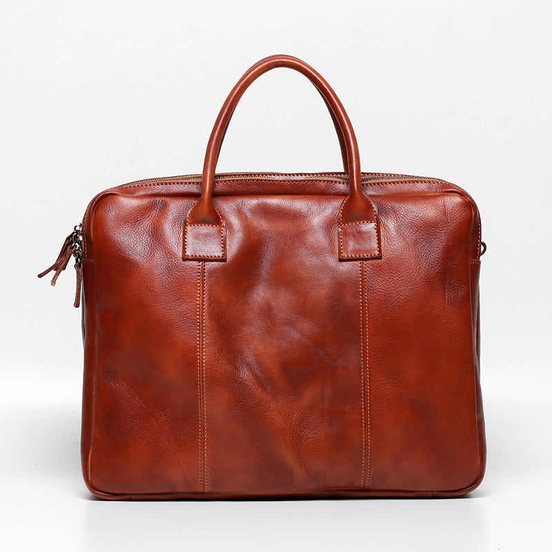 Retro Leather Business Briefcase