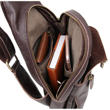 Load image into Gallery viewer, Brown Single Sling Shoulder Bag For Men
