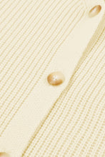 Load image into Gallery viewer, Apricot Bishop Sleeve Button V Neck Sweater

