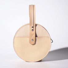 Load image into Gallery viewer, Small Women&#39;s Leather Circle Crossbody Bag Round Purse for Women

