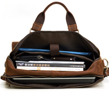 Load image into Gallery viewer, Classic Men Vintage Leather Business Briefcase
