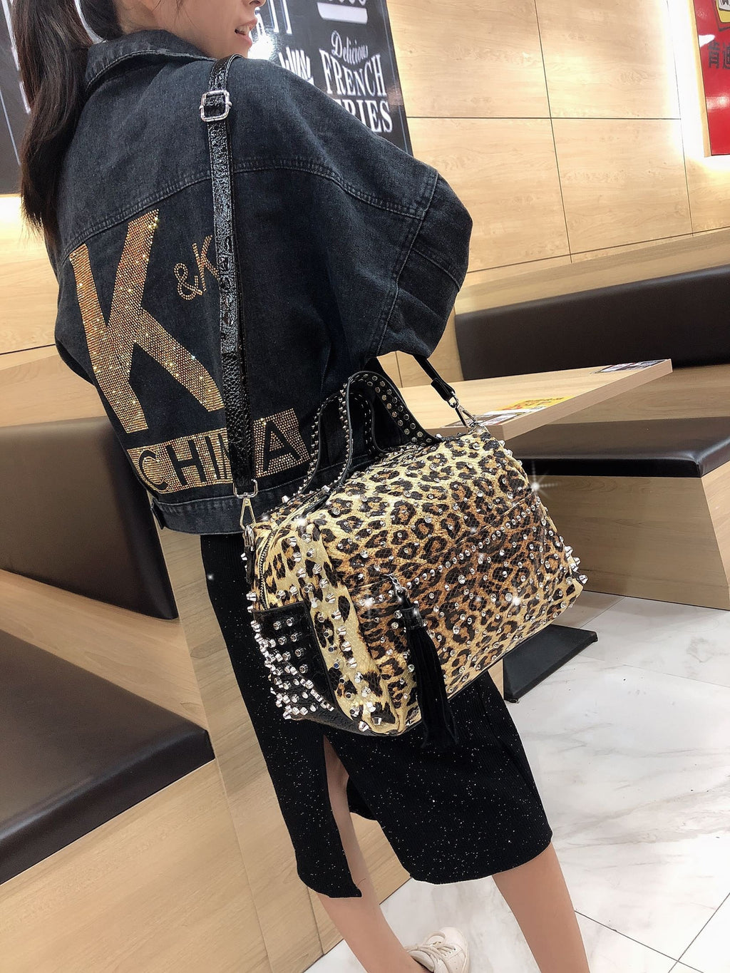 Fashion retro rhinestone handbag