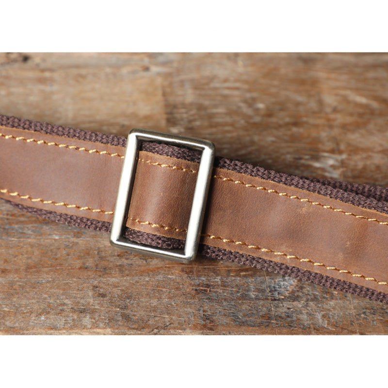 Men's Leather Simple Sling Bag