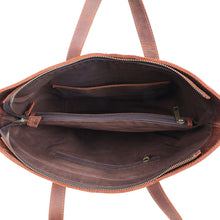 Load image into Gallery viewer, Brown Leather Tote Bag

