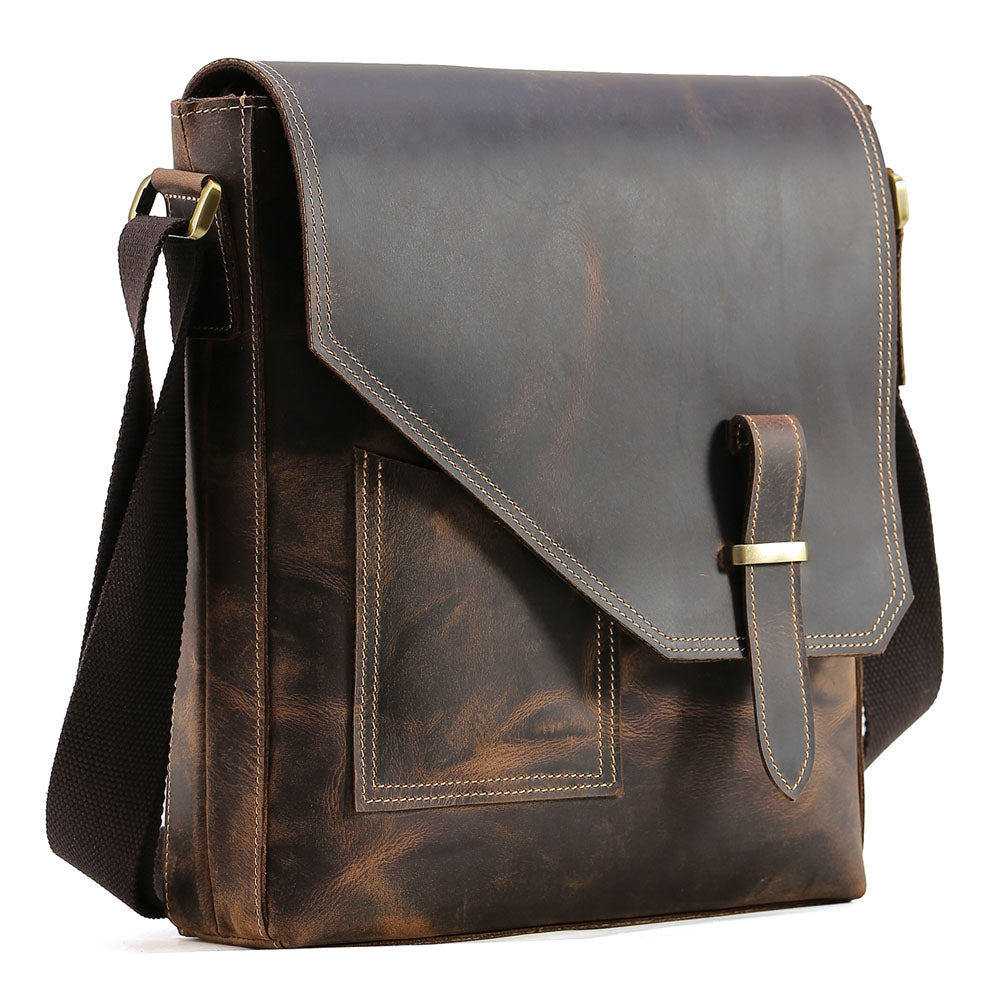 Brown Small Leather Satchel