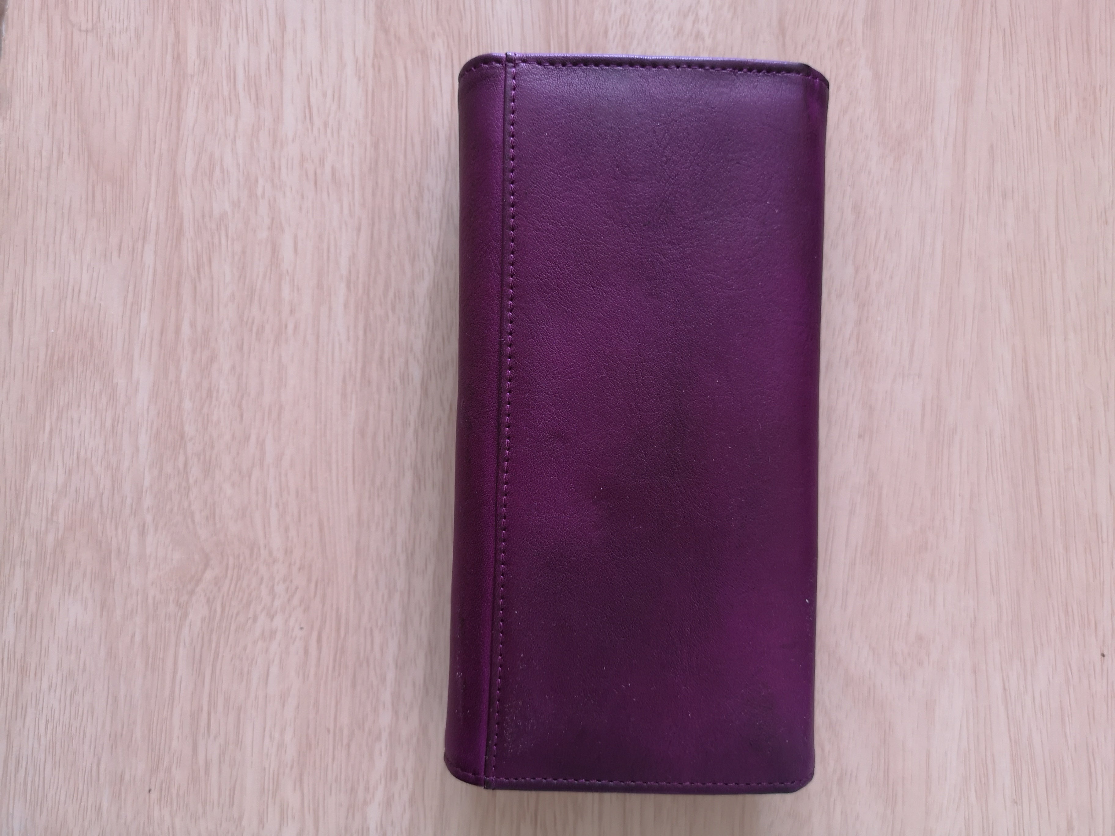 Women's Trifold Leather Long Wallet Purse Clutch