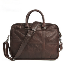 Load image into Gallery viewer, Handmade Leather Business Laptop Bag Briefcase
