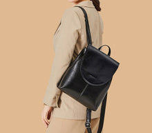 Load image into Gallery viewer, Convertible Leather Backpack Shoulder Bag for Women
