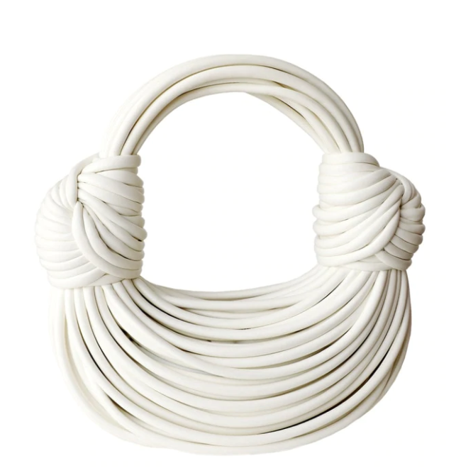 Genuine Leather Double Knot Bag