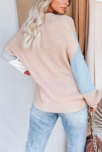 Load image into Gallery viewer, Color Block Button Cardigan
