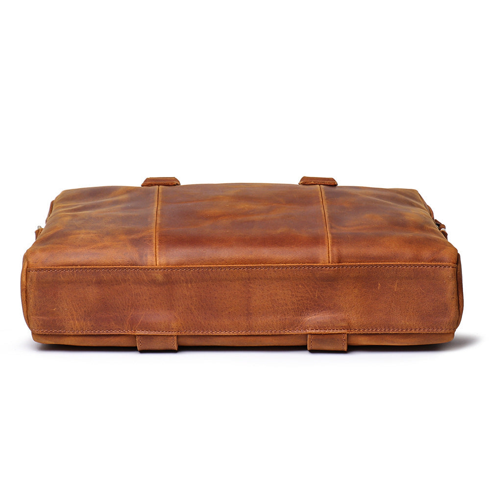 Retro Handmade Leather Briefcase