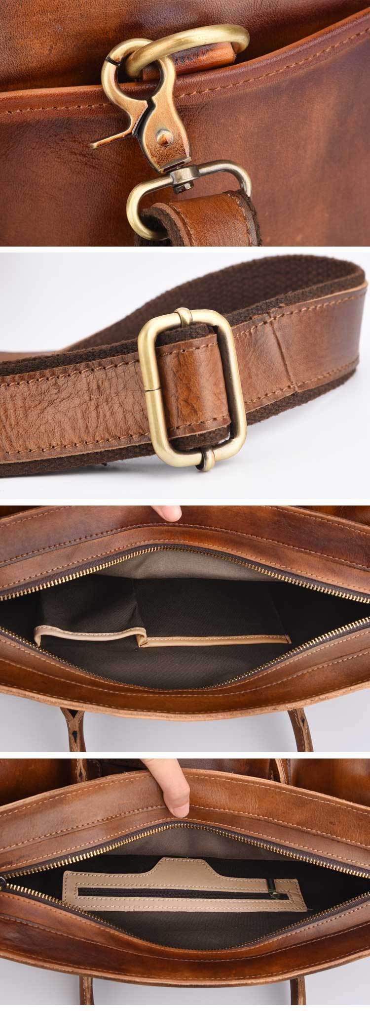 Leather Duffel Bag Christmas Gift