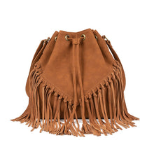 Load image into Gallery viewer, Vintage Pu Leather Boho Crossbody Fringe Purse Shoulder Bag for Women
