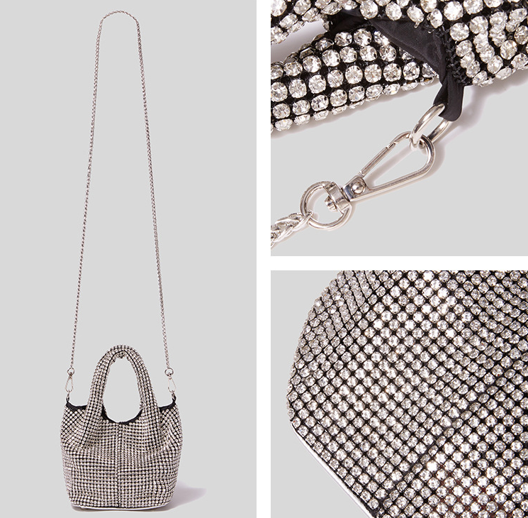 Small Rhinestone Crystal Clutch